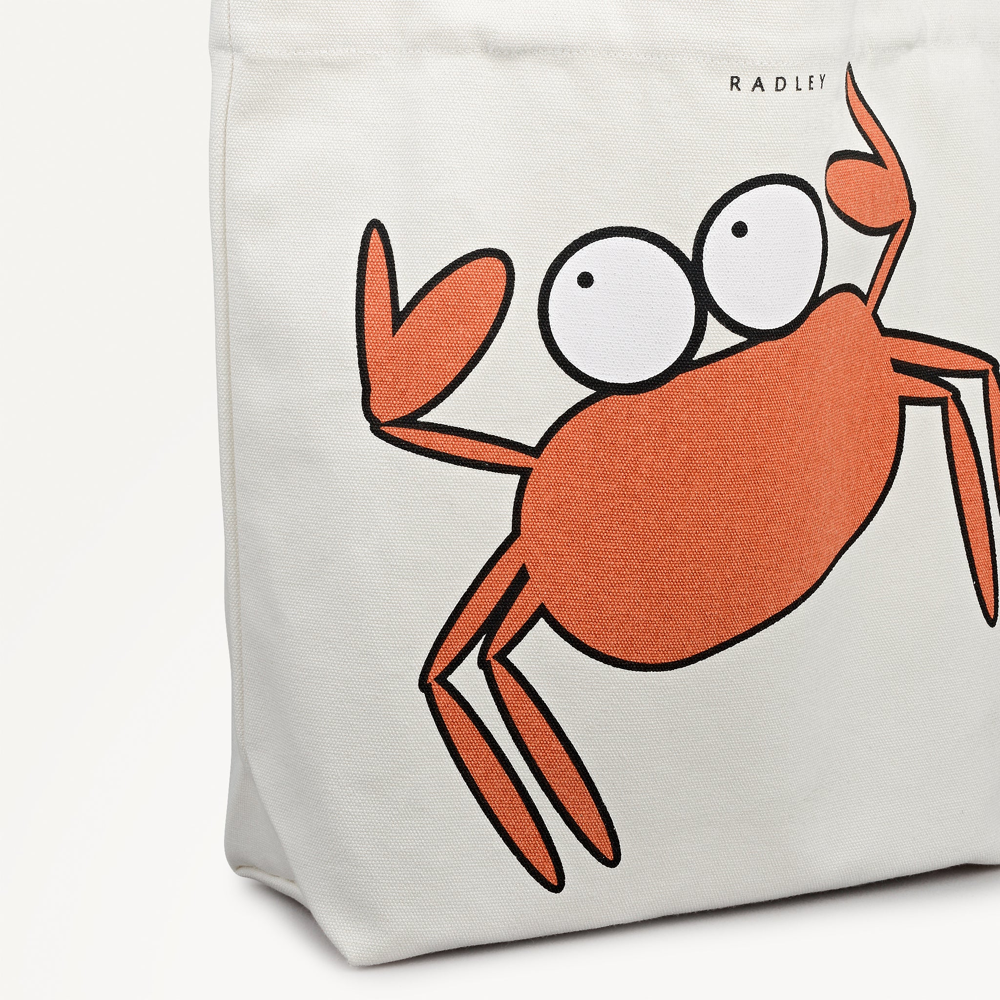 Clawde Crab Medium Open Top Tote Salt - 113751