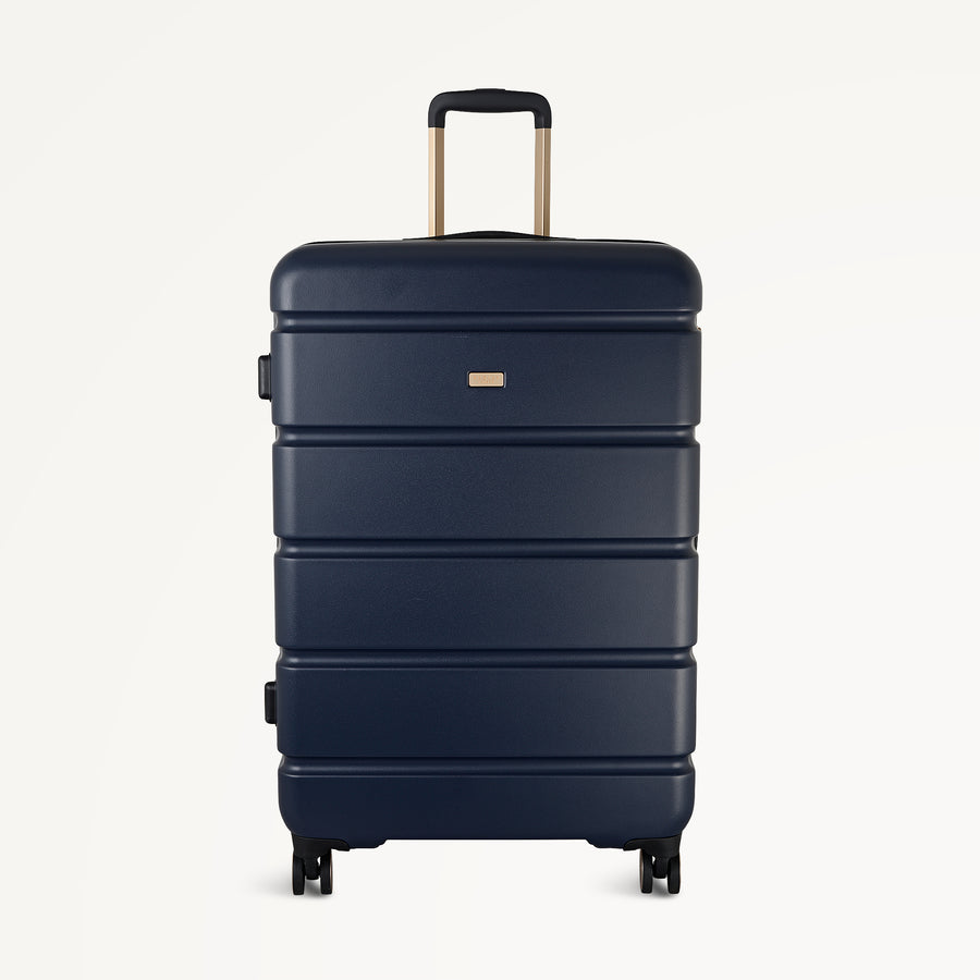 LEXINGTON- COLOUR 4 WHEEL LARGE SUITCASE NAVAL - 113752