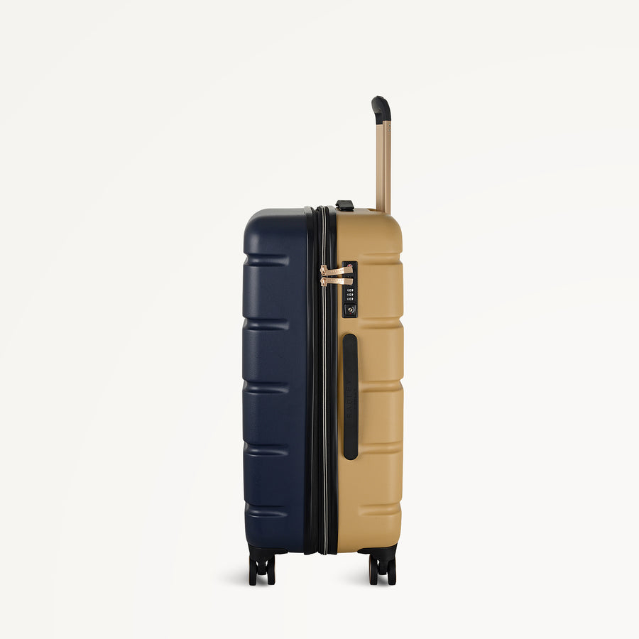 LEXINGTON- COLOUR 4 WHEEL MEDIUM SUITCASE NAVAL - 113753