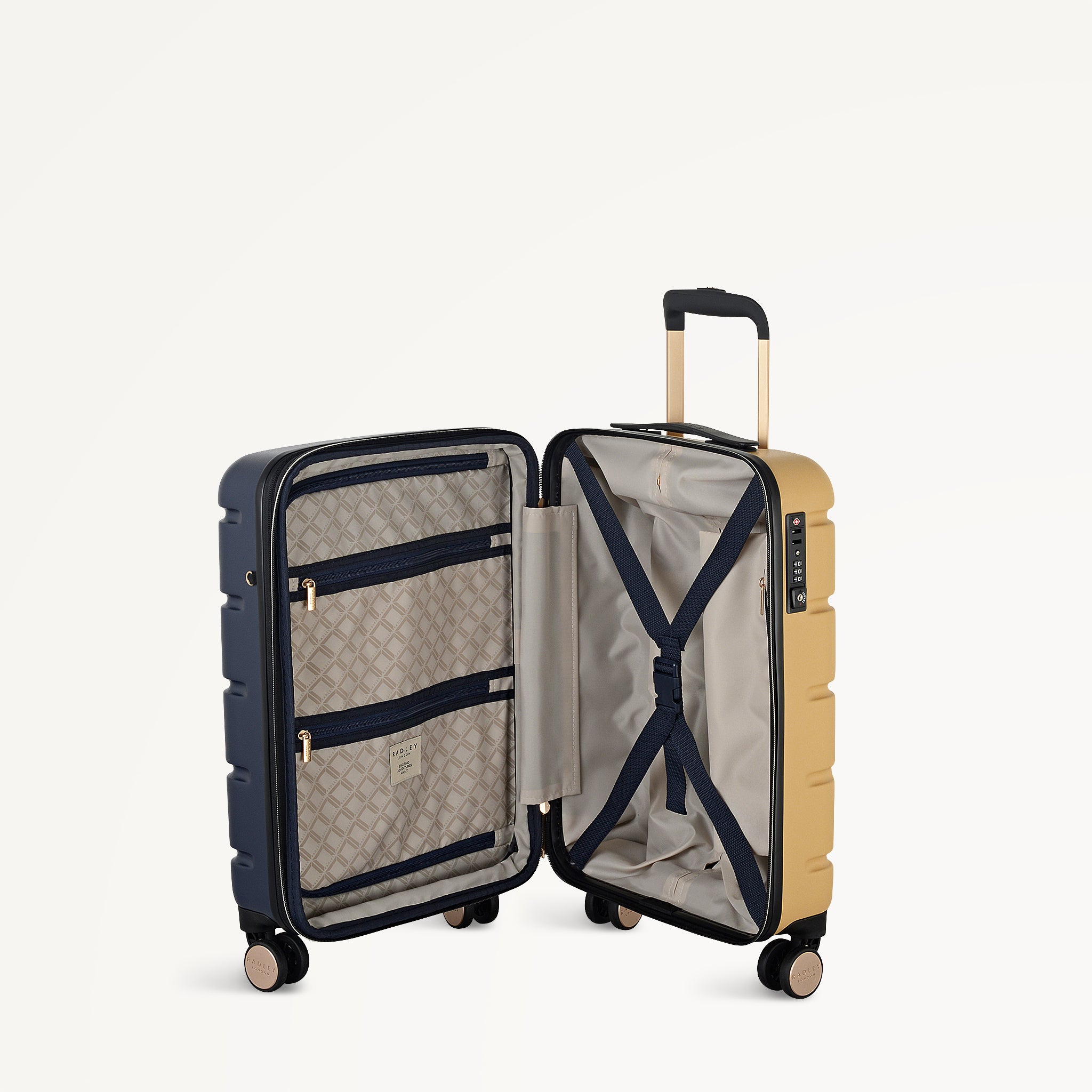 LEXINGTON- COLOUR 4 WHEEL CARRY ON NAVAL - 113754