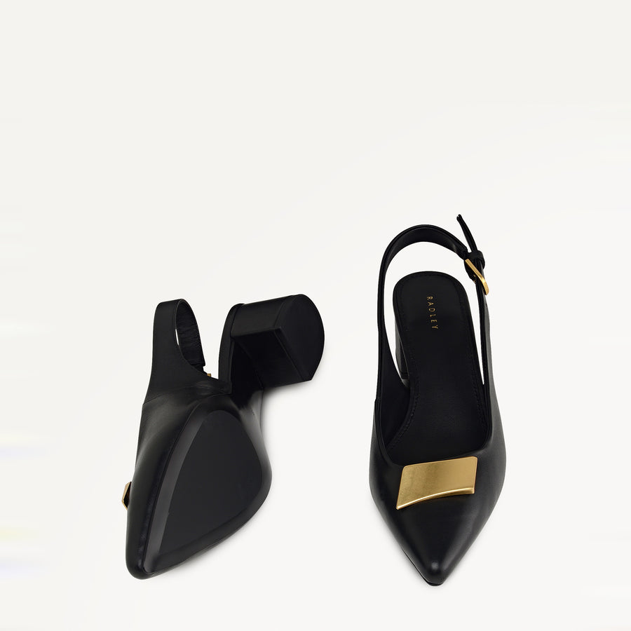 Bliss Crescent - Slingback  Heeled Slingback Black - 113759