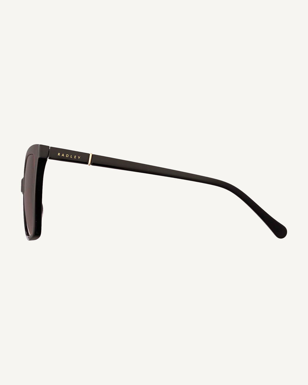 Percy Grove Classic Angular Sunglasses Black - 113766