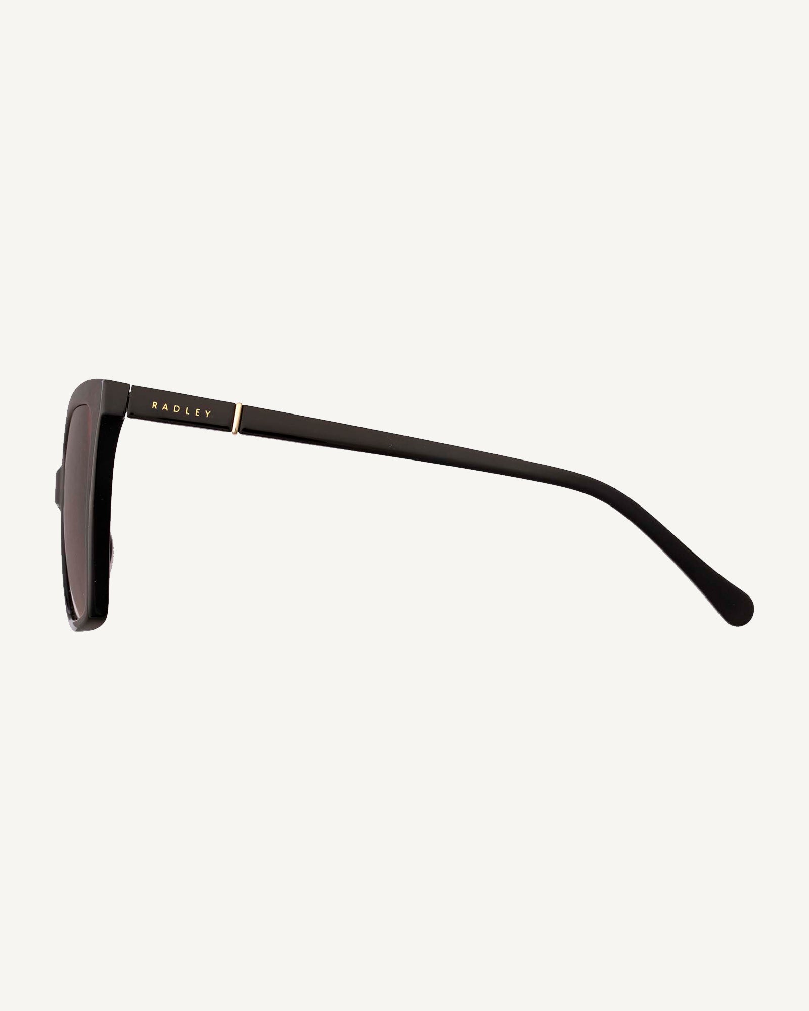 Percy Grove Classic Angular Sunglasses Black - 113766