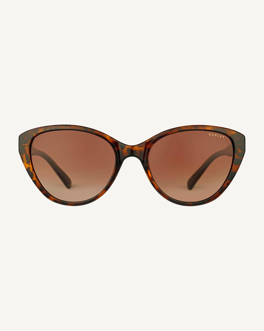 Hadley Lane Classic Cat-Eye Sunglasses  Tortoise - 113771