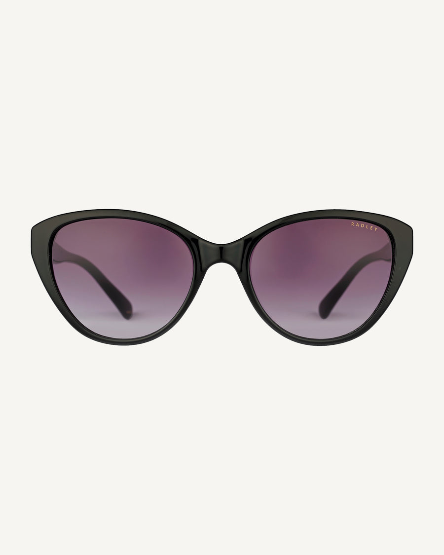 Hadley Lane Classic Cat-Eye Sunglasses  Black - 113772