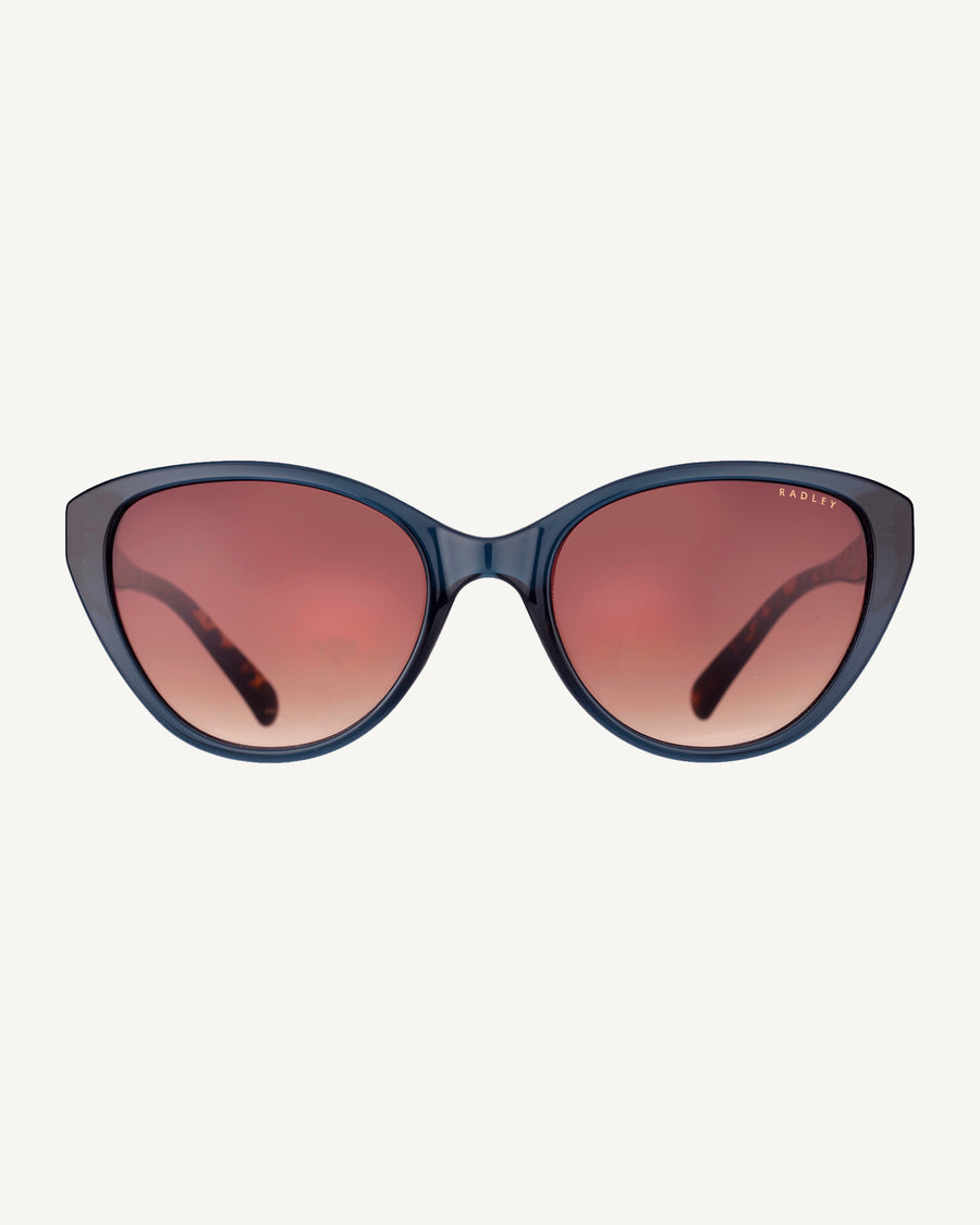 Hadley Lane Classic Cat-Eye Sunglasses  Blue - 113773