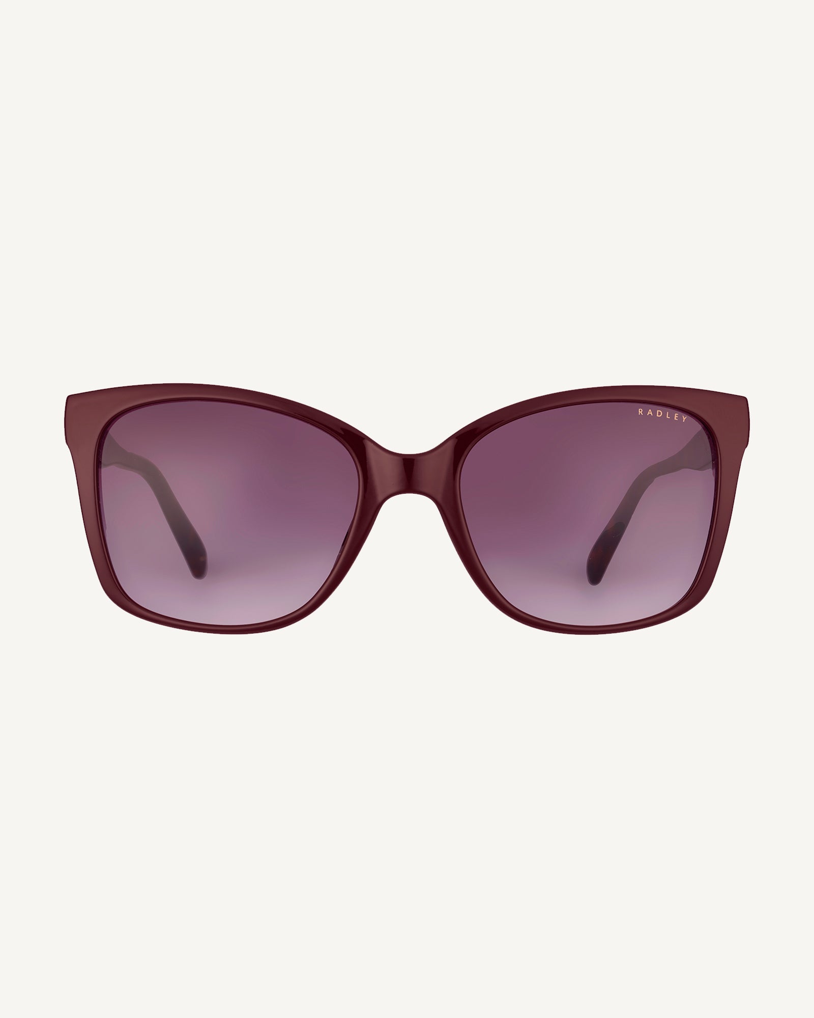 Carlton Close Classic Square Sunglasses  Burgundy - 113776