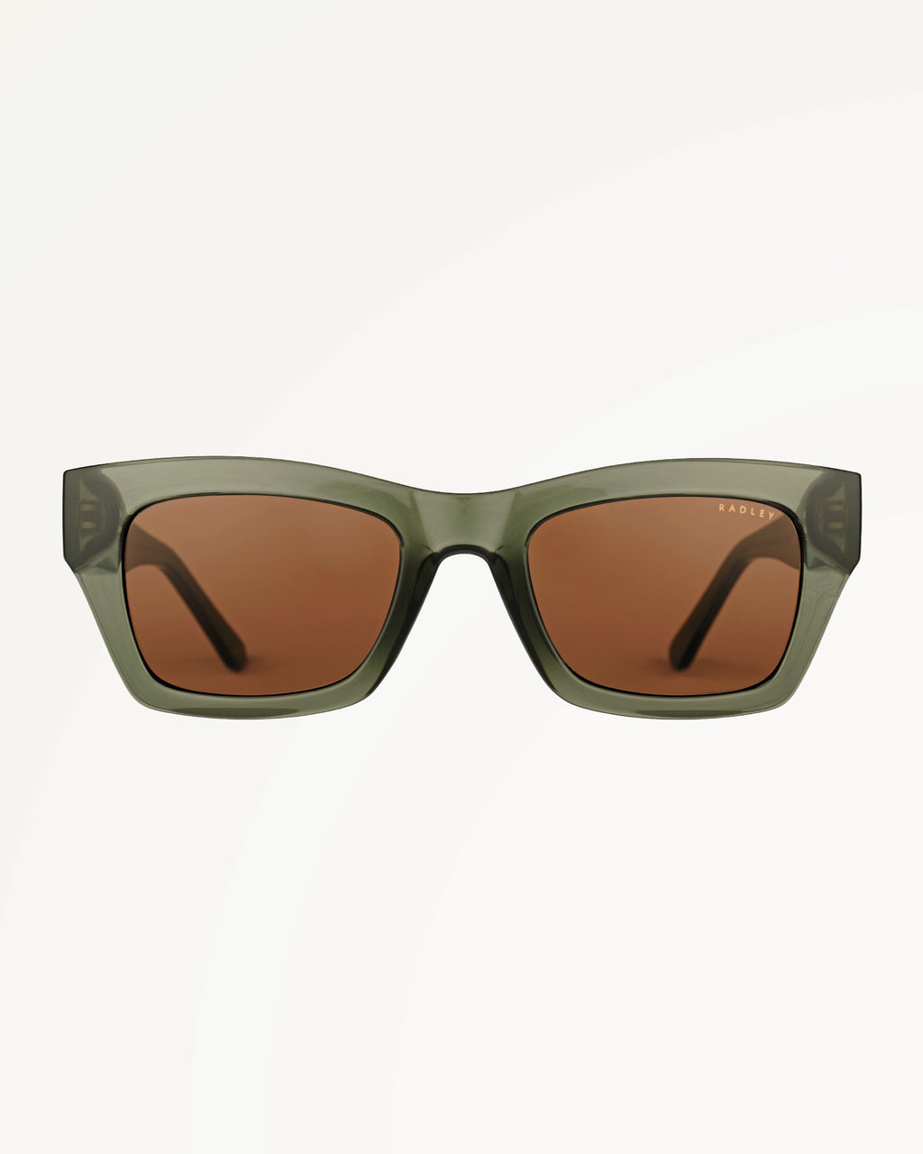 BERMONDSEY SQUARE EYE SUNGLASSES CRYSTAL GREEN - 113786