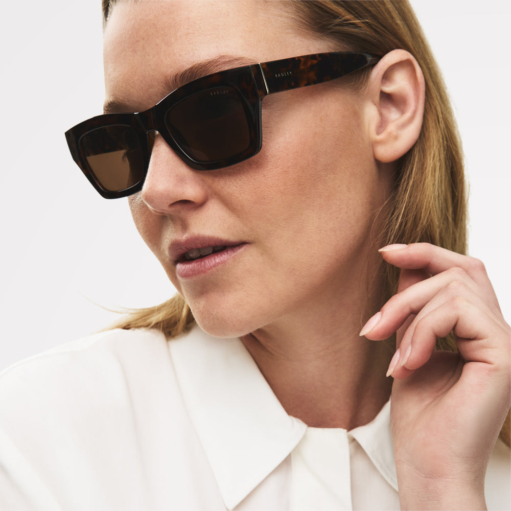 BERMONDSEY SQUARE EYE SUNGLASSES TORTOISE - 113788