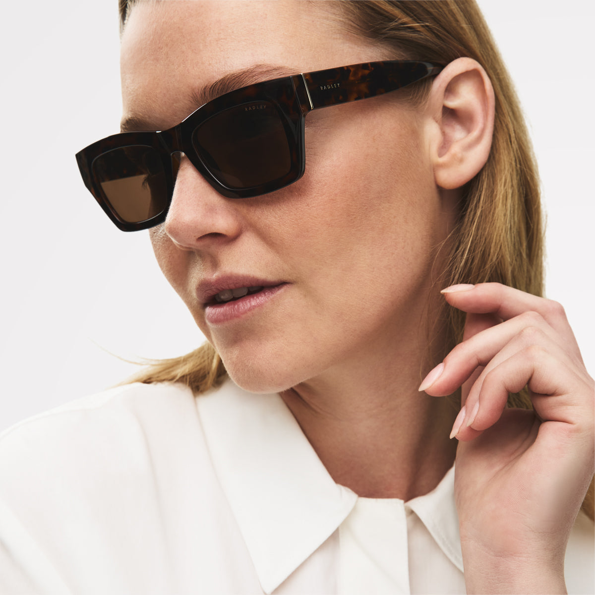 BERMONDSEY SQUARE EYE SUNGLASSES TORTOISE - 113788
