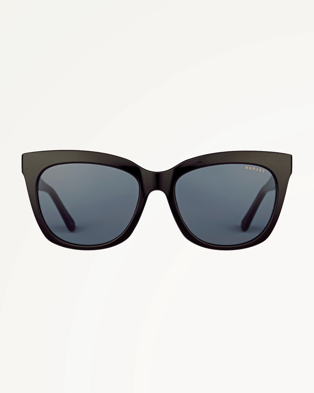 GREENWICH OVERSIZED CAT EYE SUNGLASSES BLACK - 113789