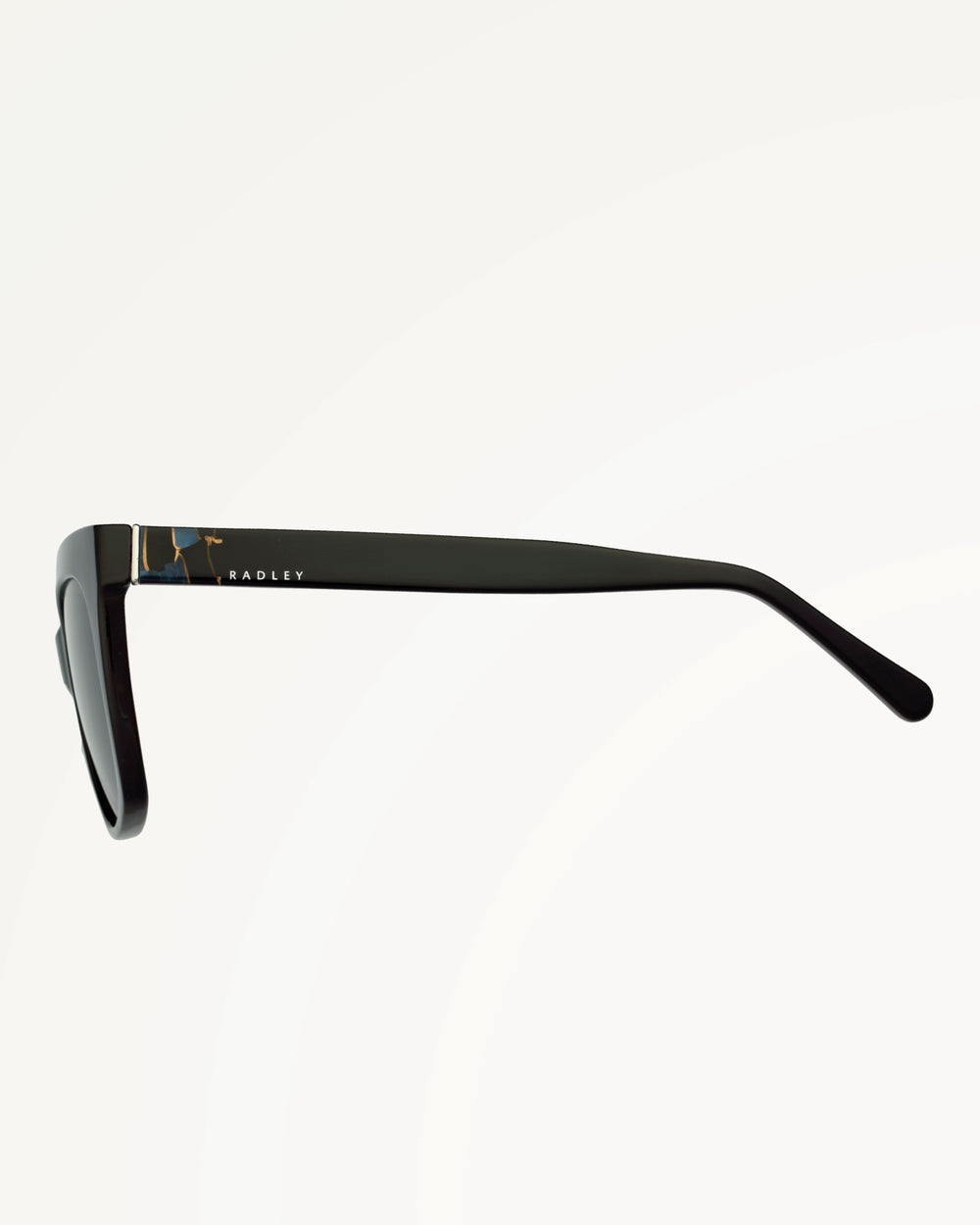 GREENWICH OVERSIZED CAT EYE SUNGLASSES BLACK - 113789