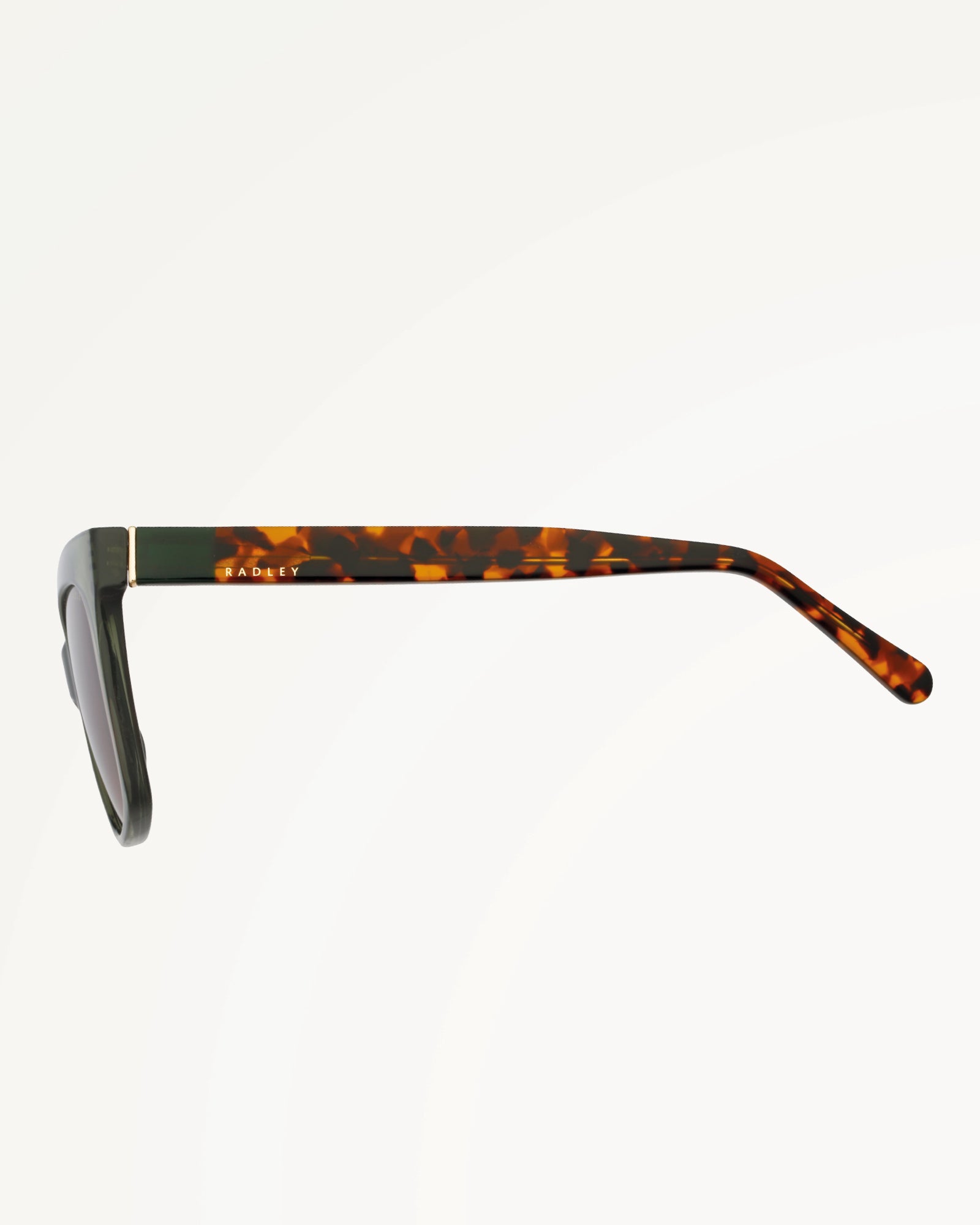 GREENWICH OVERSIZED CAT EYE SUNGLASSES CRYSTAL GREEN - 113790