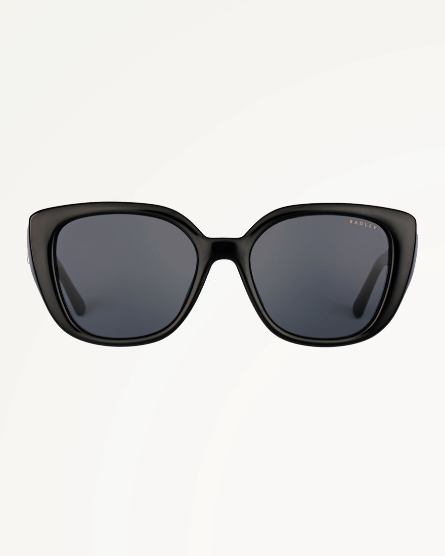 CHISWICK CLASSIC CURVED SUNGLASSES BLACK - 113793