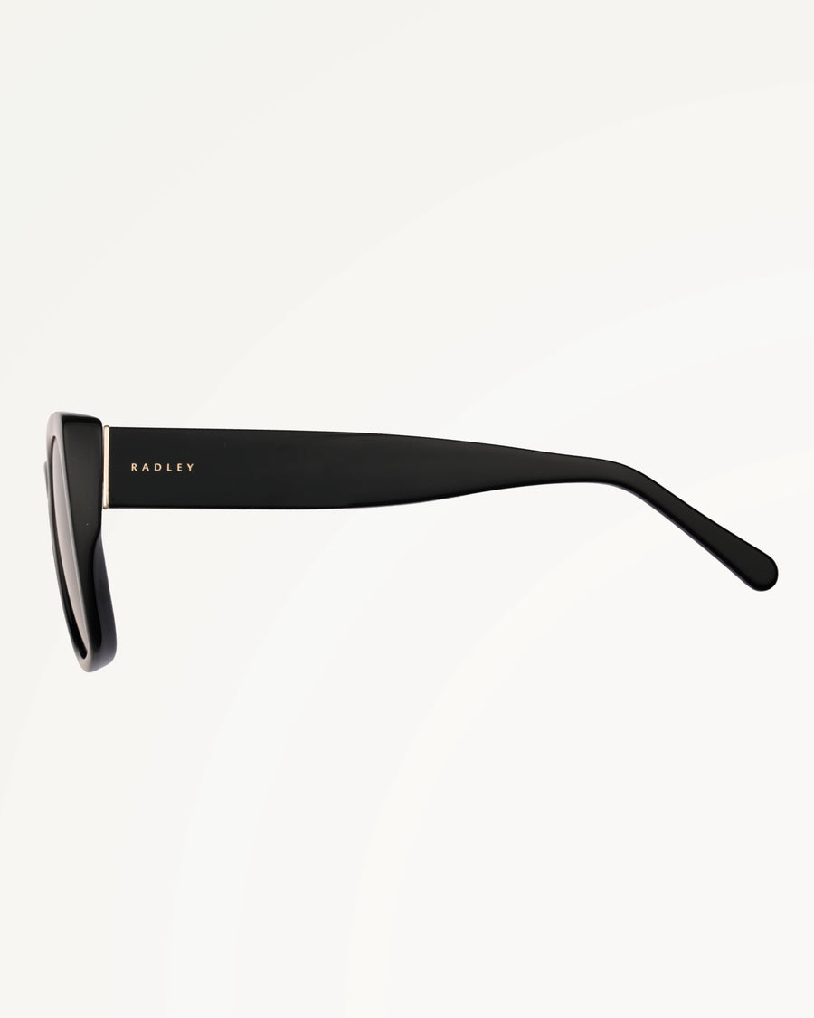 CHISWICK CLASSIC CURVED SUNGLASSES BLACK - 113793