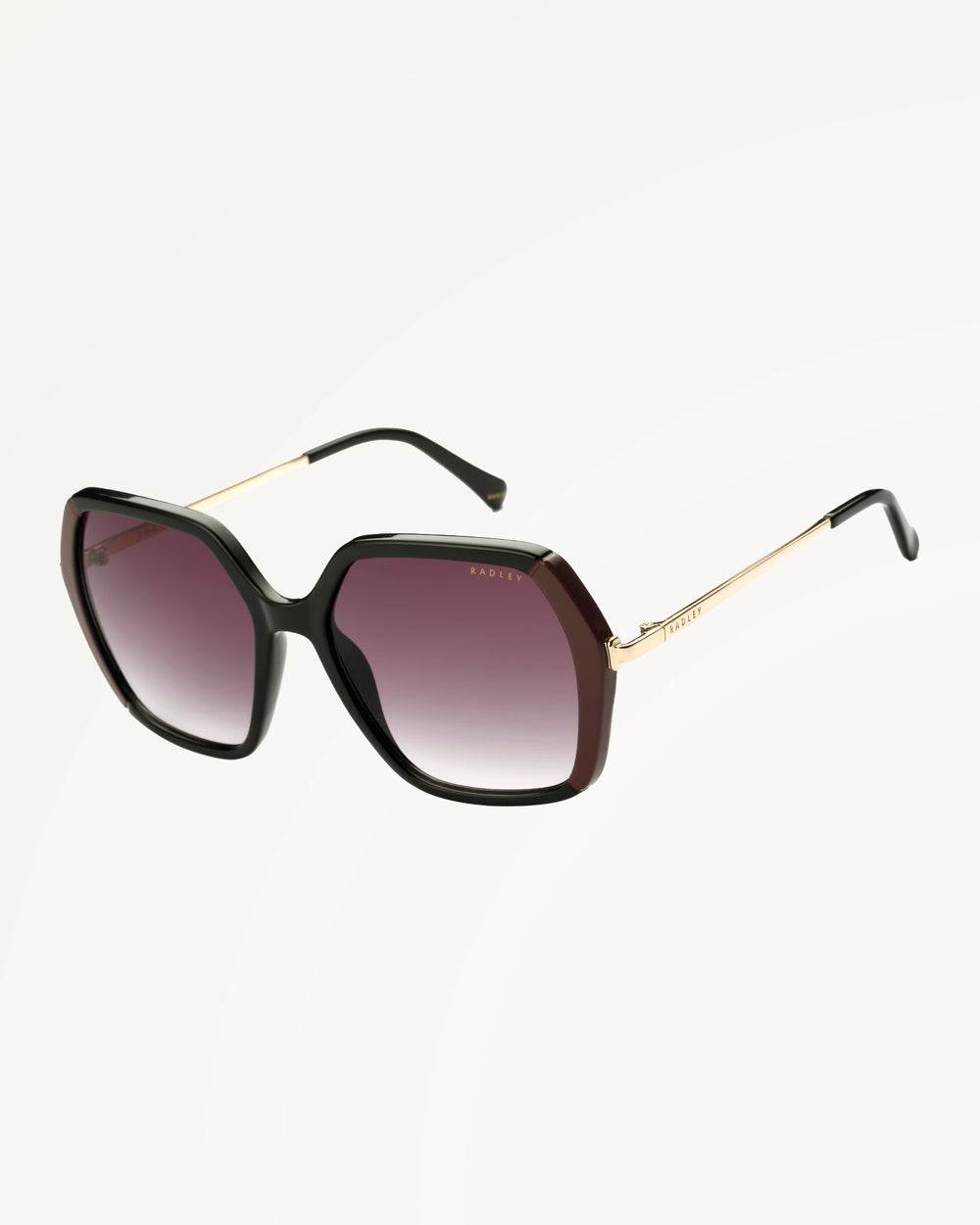 WANDSWORTH OVERSIZED 70S SUNGLASSES BLACK - 113796