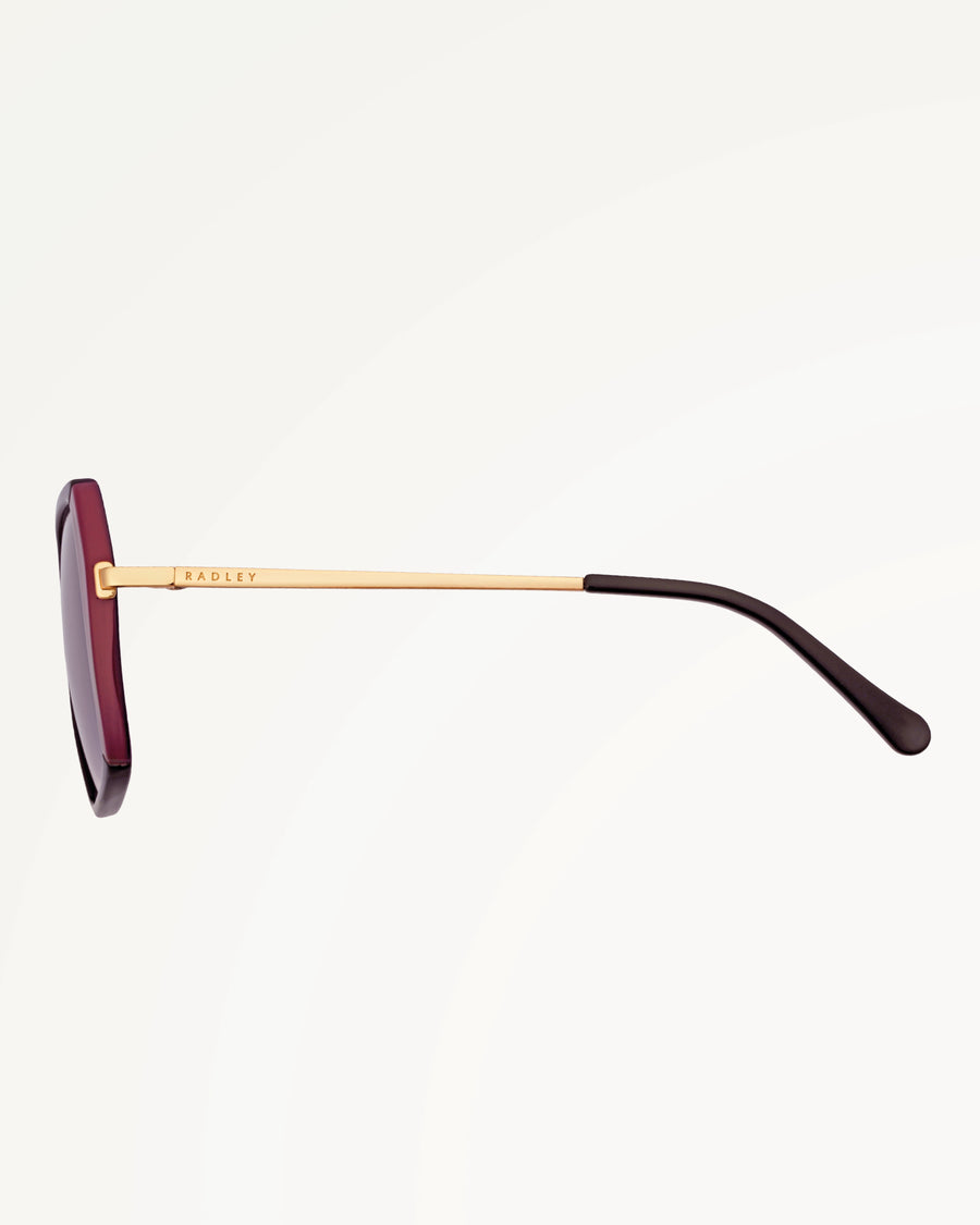 WANDSWORTH OVERSIZED 70S SUNGLASSES BLACK - 113796