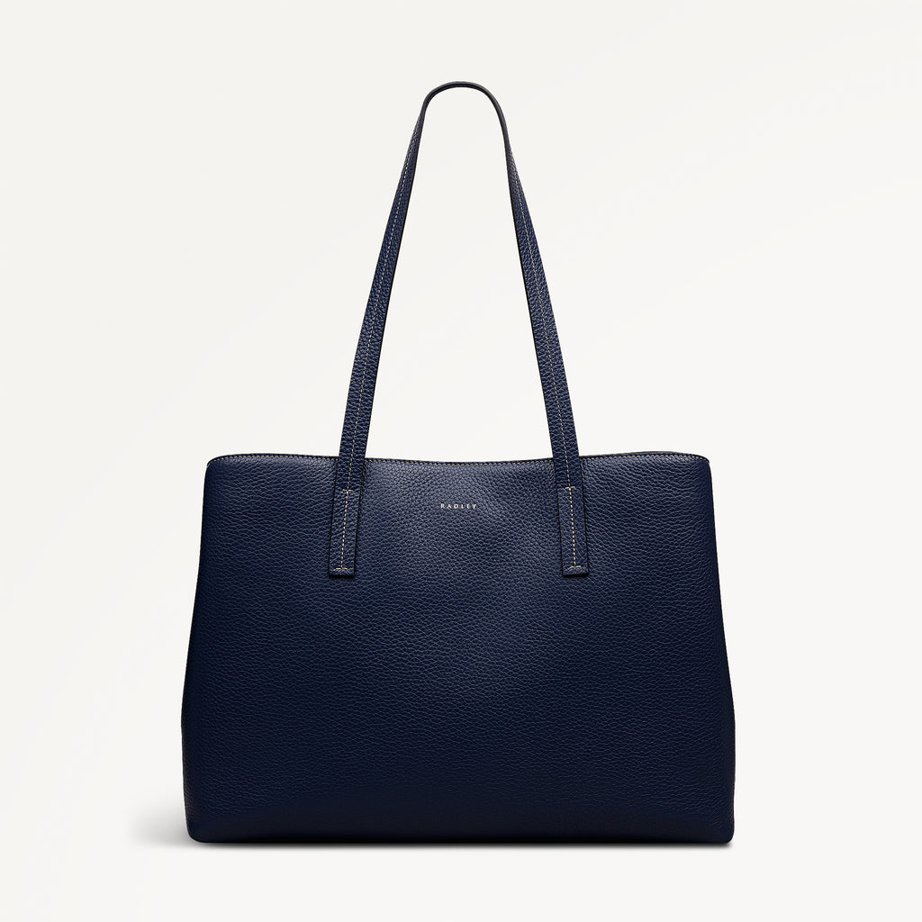 Dukes Place Large Ziptop Workbag Naval - 113812