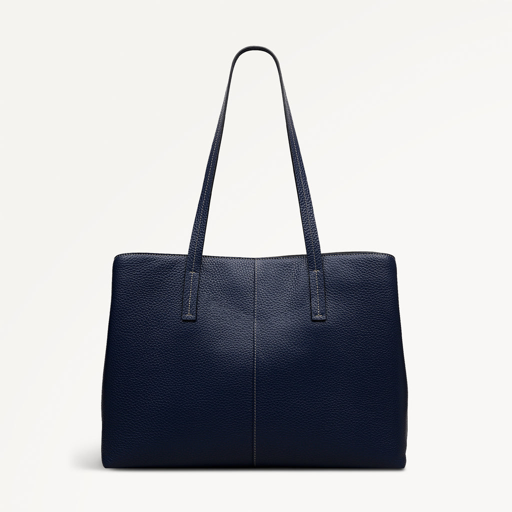 Dukes Place Large Ziptop Workbag Naval - 113812