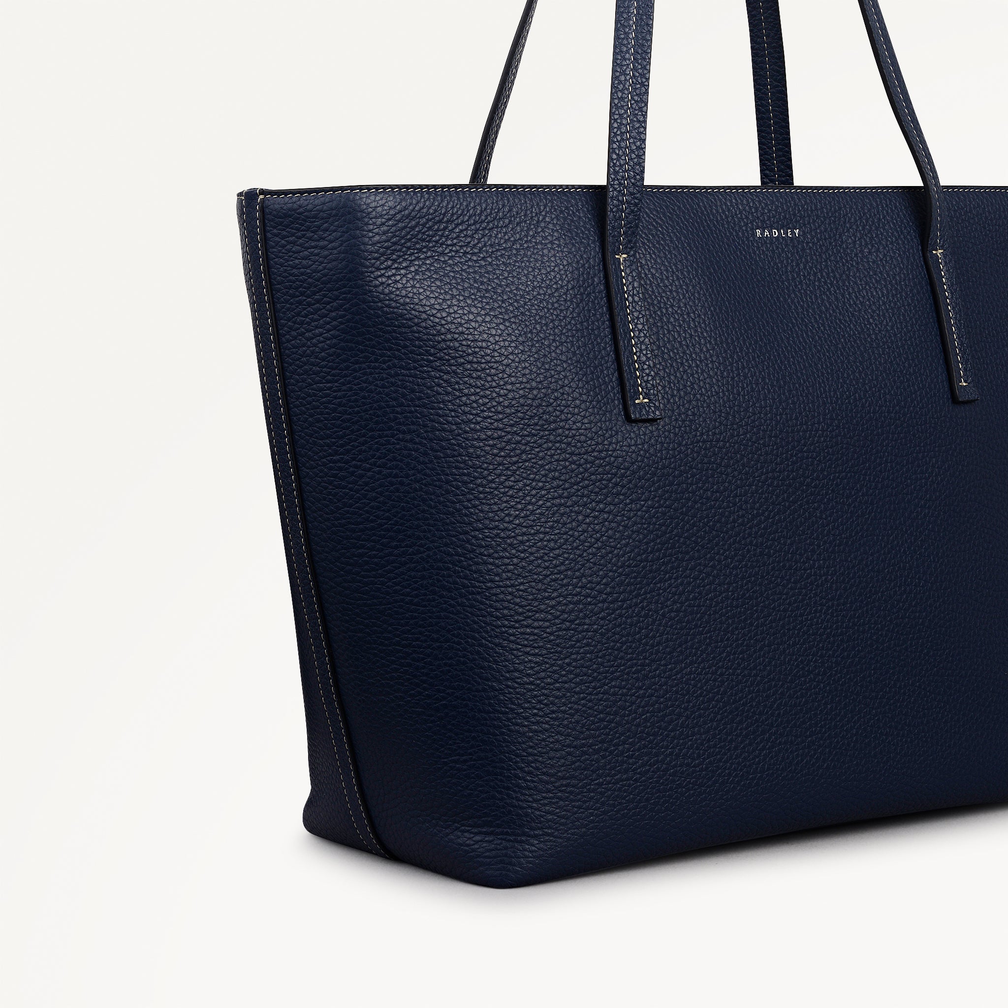 Dukes Place Large Ziptop Tote Naval - 113813