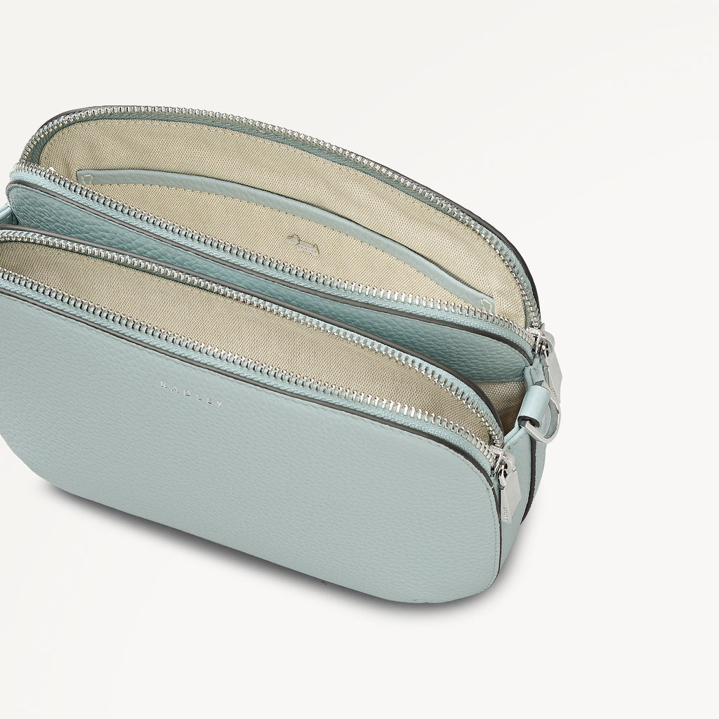 Dukes Place Medium Ziptop Cross Body Seafoam - 113814