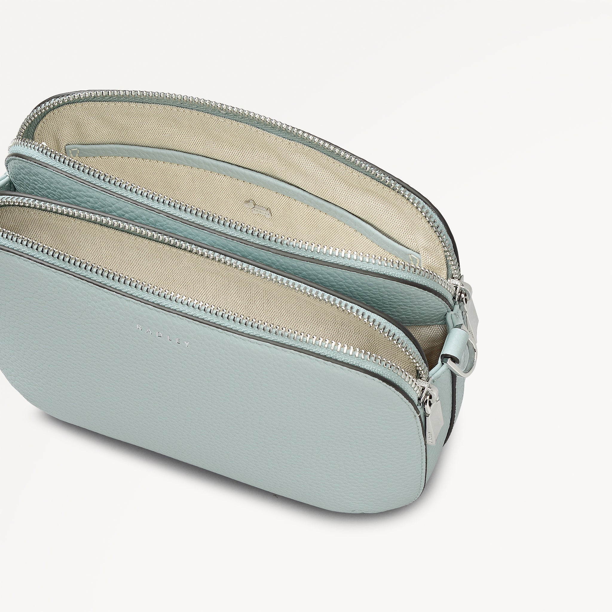 Dukes Place Medium Ziptop Cross Body Seafoam - 113814