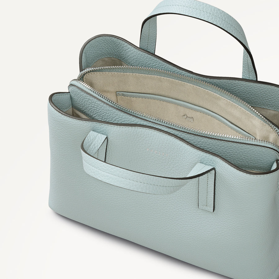 Dukes Place Medium Ziptop Grab Seafoam - 113816