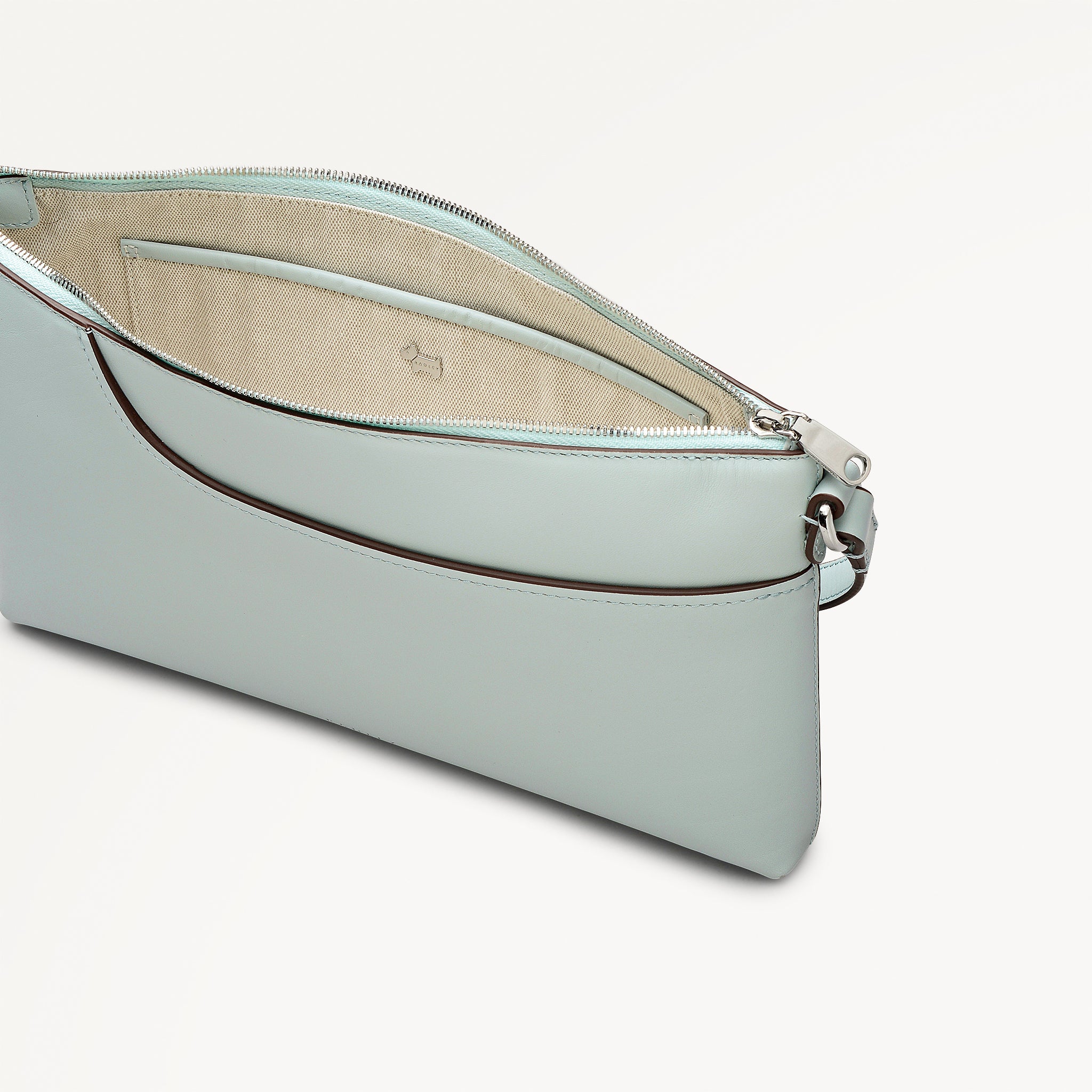 Pockets Medium Ziptop Ew Cross Body Seafoam - 113818