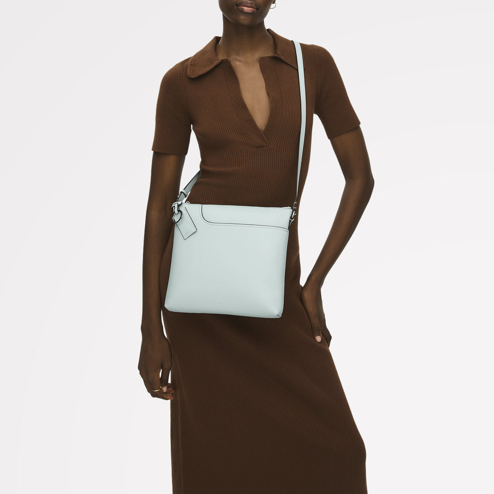 Pockets Large Ziptop Ns Cross Body Seafoam - 113820