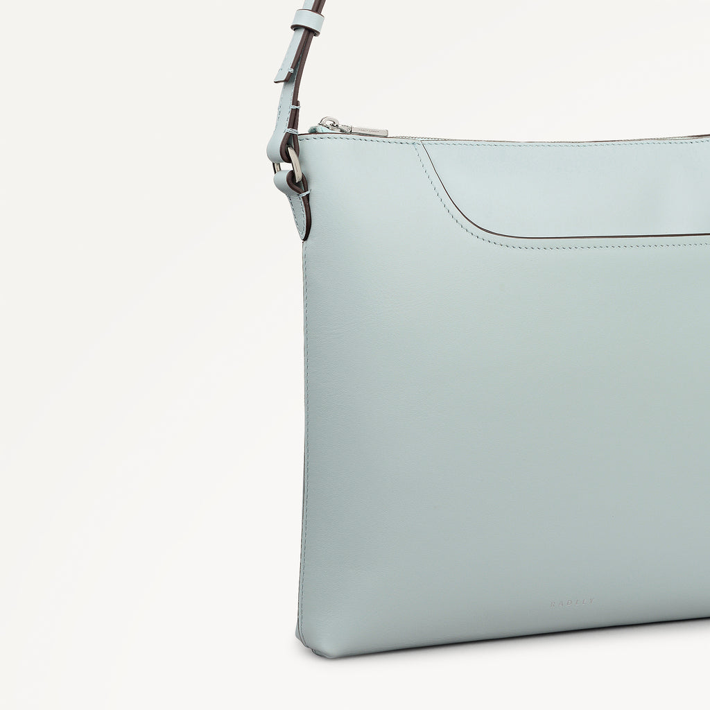 Pockets Large Ziptop Ns Cross Body Seafoam - 113820