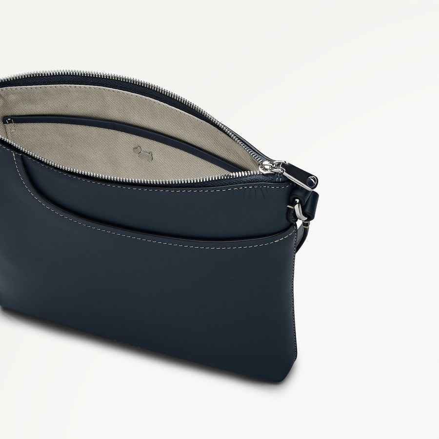 Pockets Small Ziptop Ns Cross Body Naval - 113823