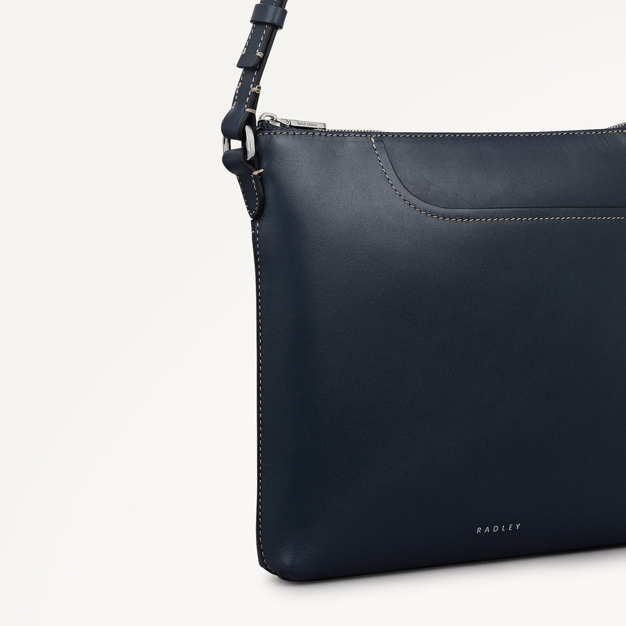 Pockets Small Ziptop Ns Cross Body Naval - 113823