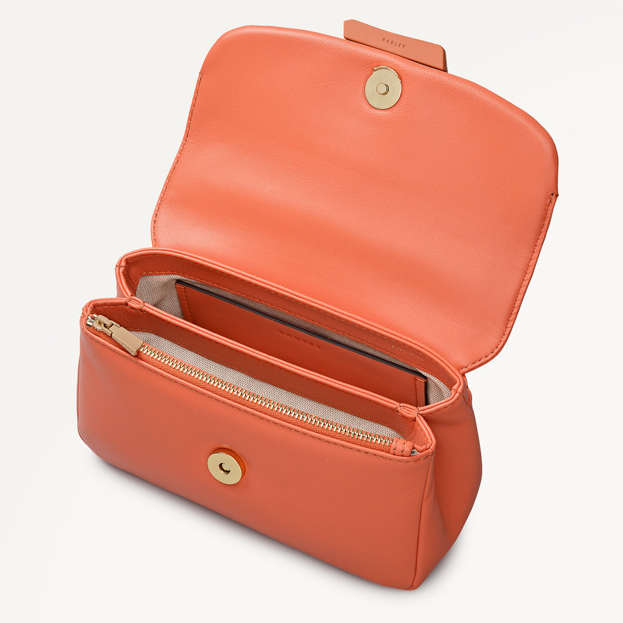 The Belsize - Puffy Small Flapover Shoulder Lobster - 113827