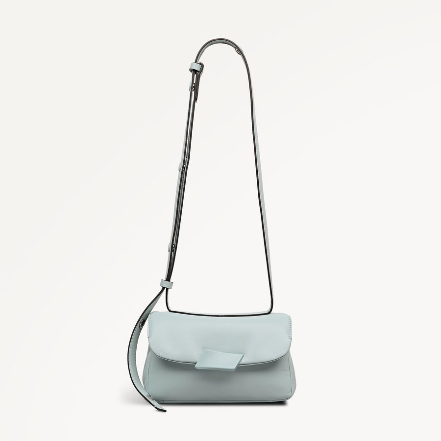 The Belsize - Puffy Small Flapover Cross Body Seafoam - 113828