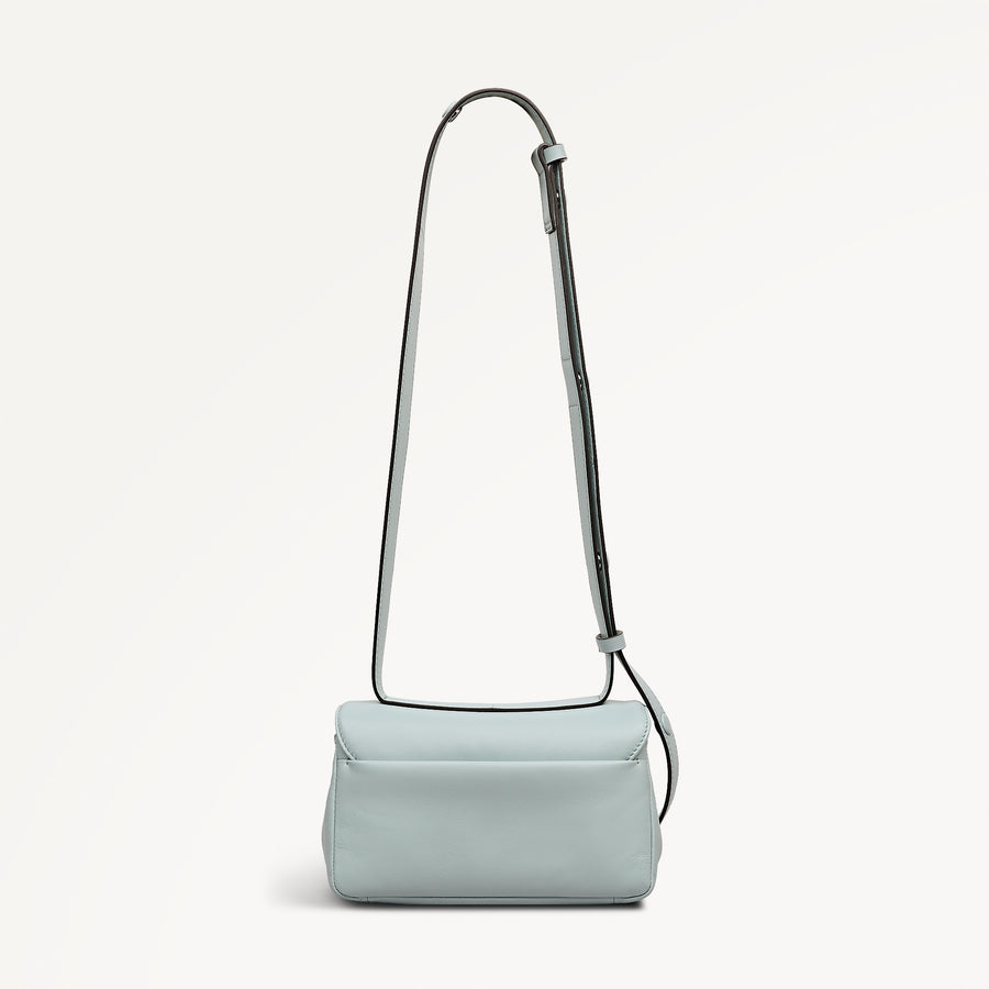 The Belsize - Puffy Small Flapover Cross Body Seafoam - 113828