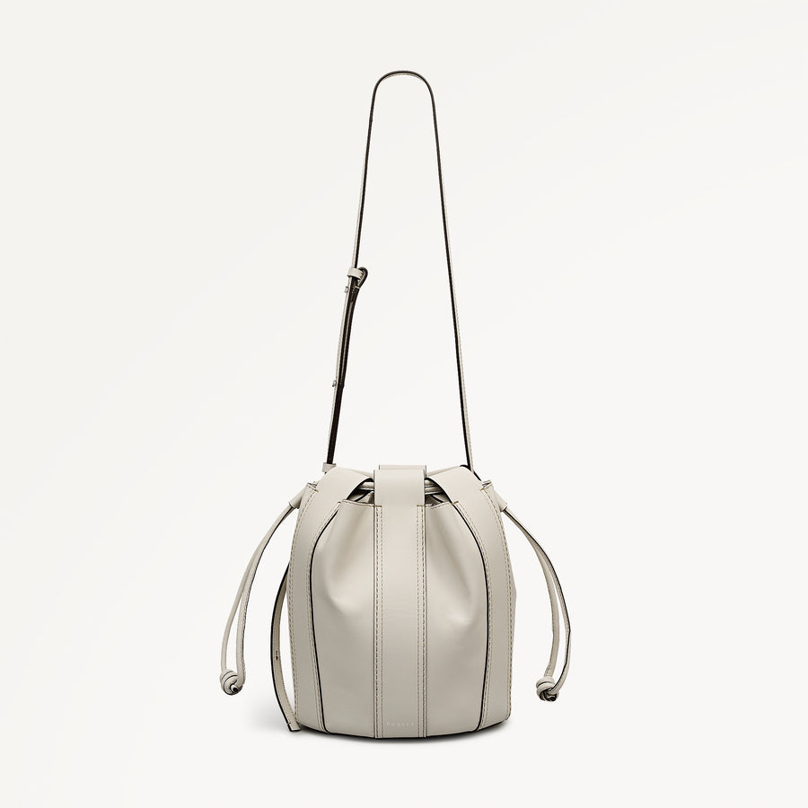 The Flora Medium Drawstring Cross Body Salt - 113831