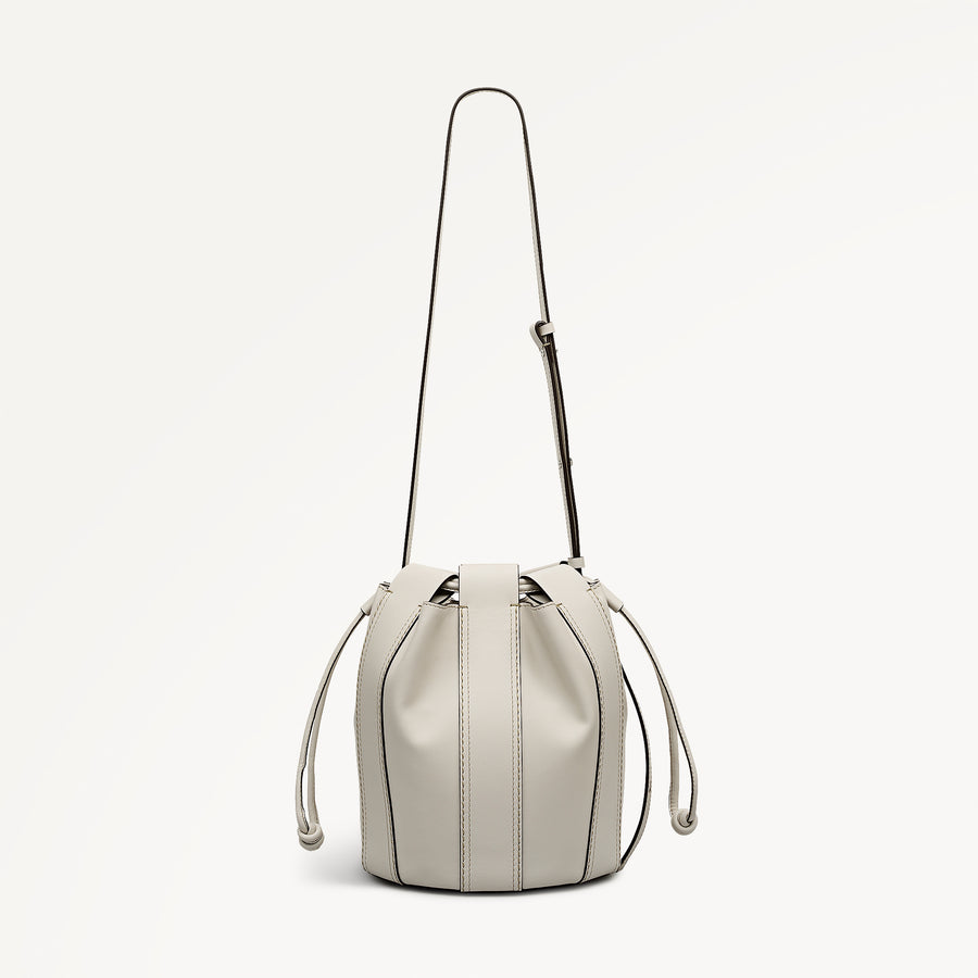 The Flora Medium Drawstring Cross Body Salt - 113831