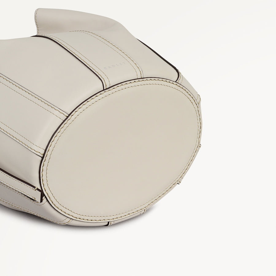 The Flora Medium Drawstring Cross Body Salt - 113831