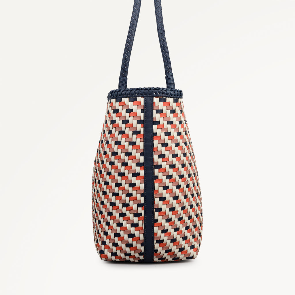 The Sunningdale Medium Open Top Tote Naval - 113833