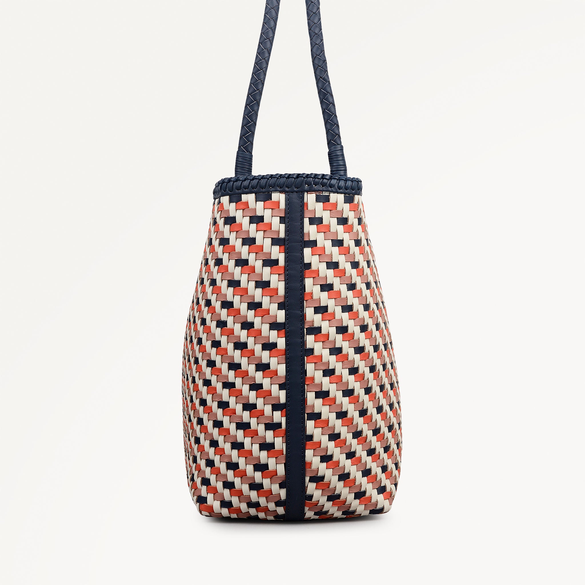 The Sunningdale Medium Open Top Tote Naval - 113833