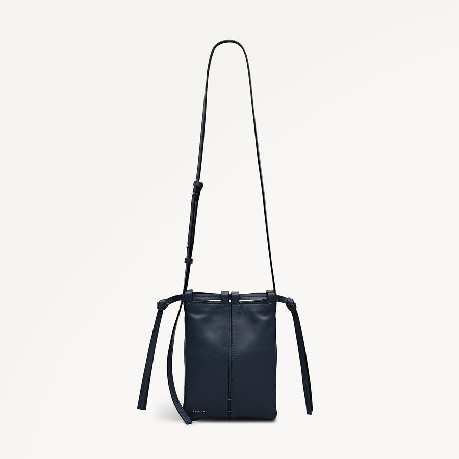 The Connaught Small Open Top Cross Body Naval - 113834