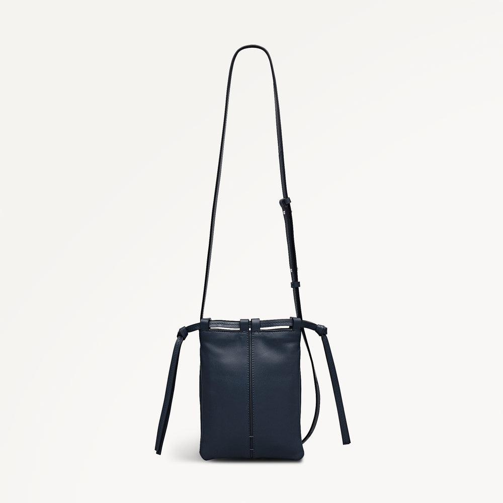 The Connaught Small Open Top Cross Body Naval - 113834