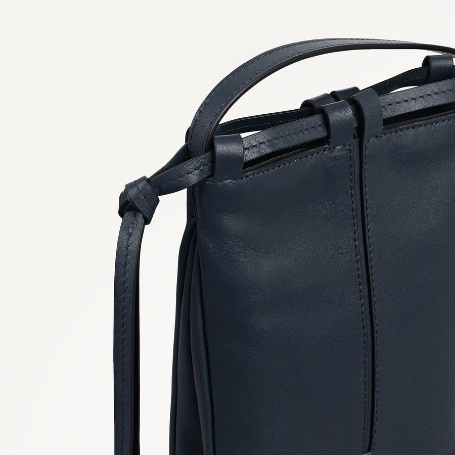 The Connaught Small Open Top Cross Body Naval - 113834