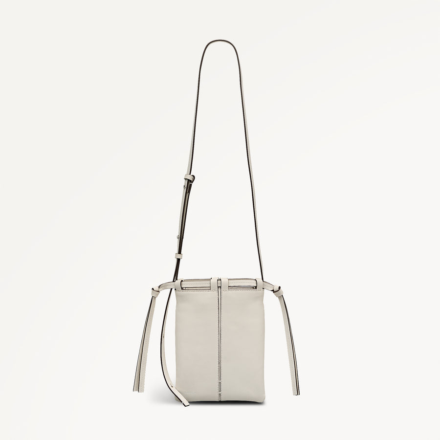 The Connaught Small Open Top Cross Body Salt - 113836