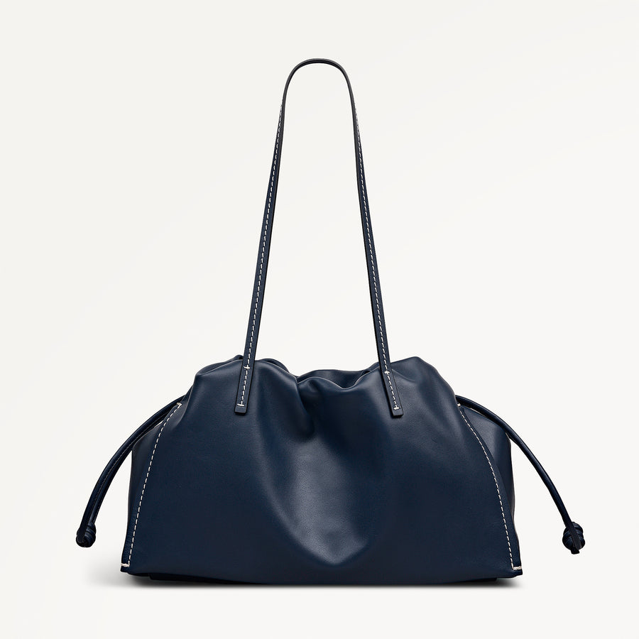 The Roxburgh Large Drawstring Shoulder Naval - 113838