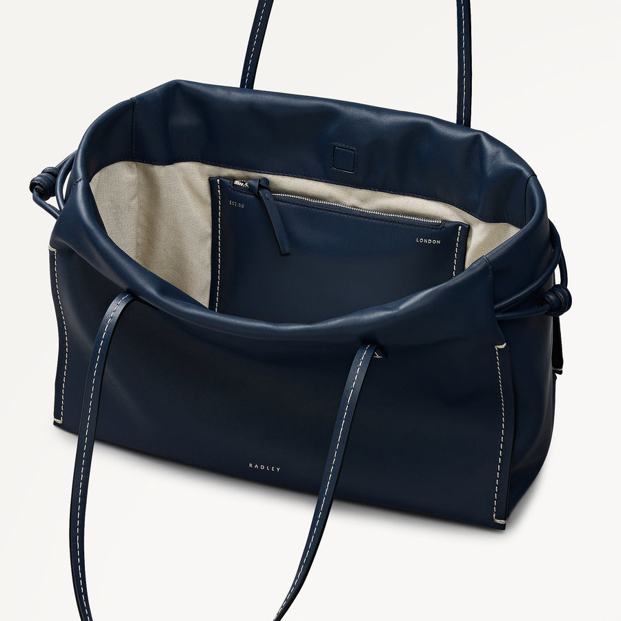 The Roxburgh Large Drawstring Shoulder Naval - 113838