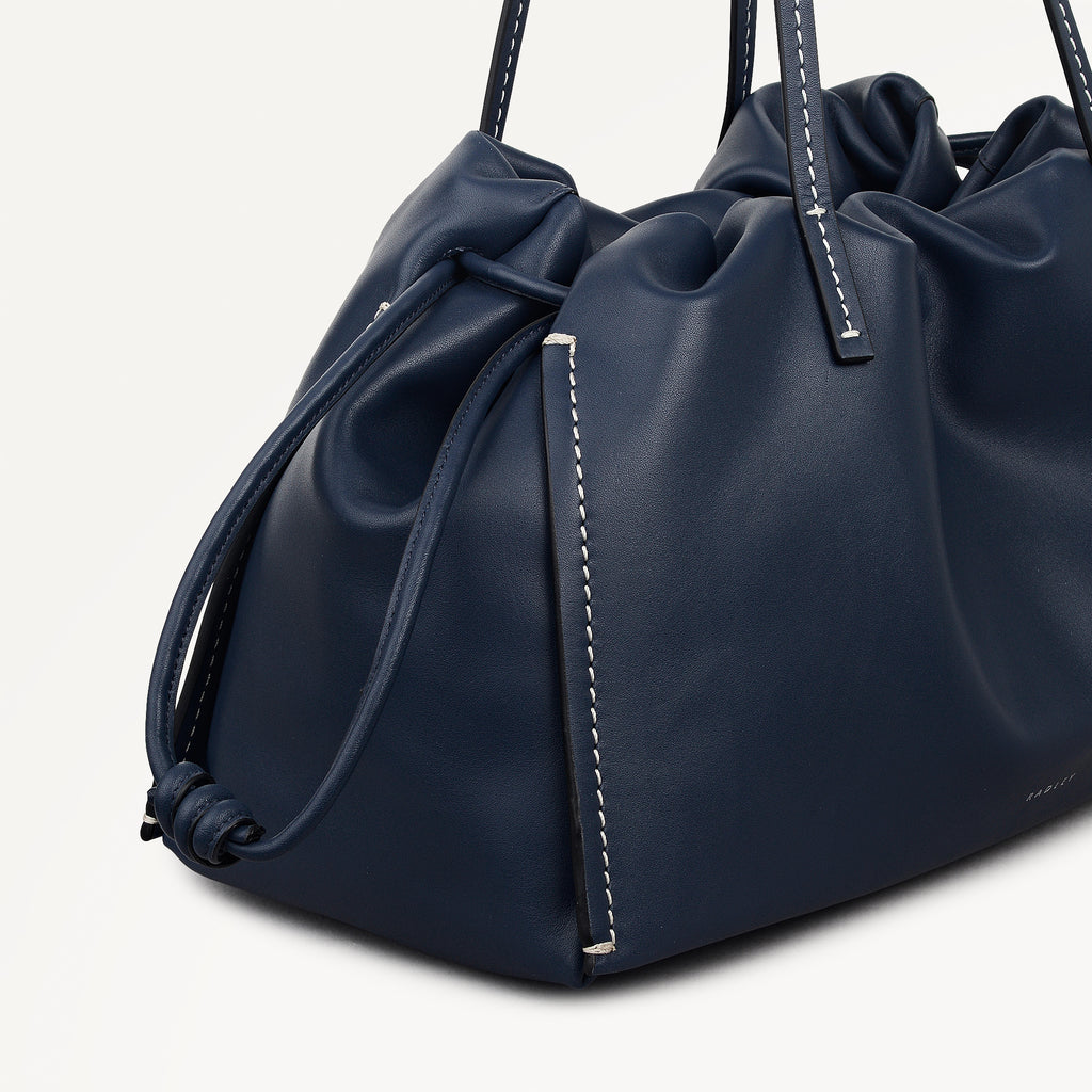 The Roxburgh Large Drawstring Shoulder Naval - 113838