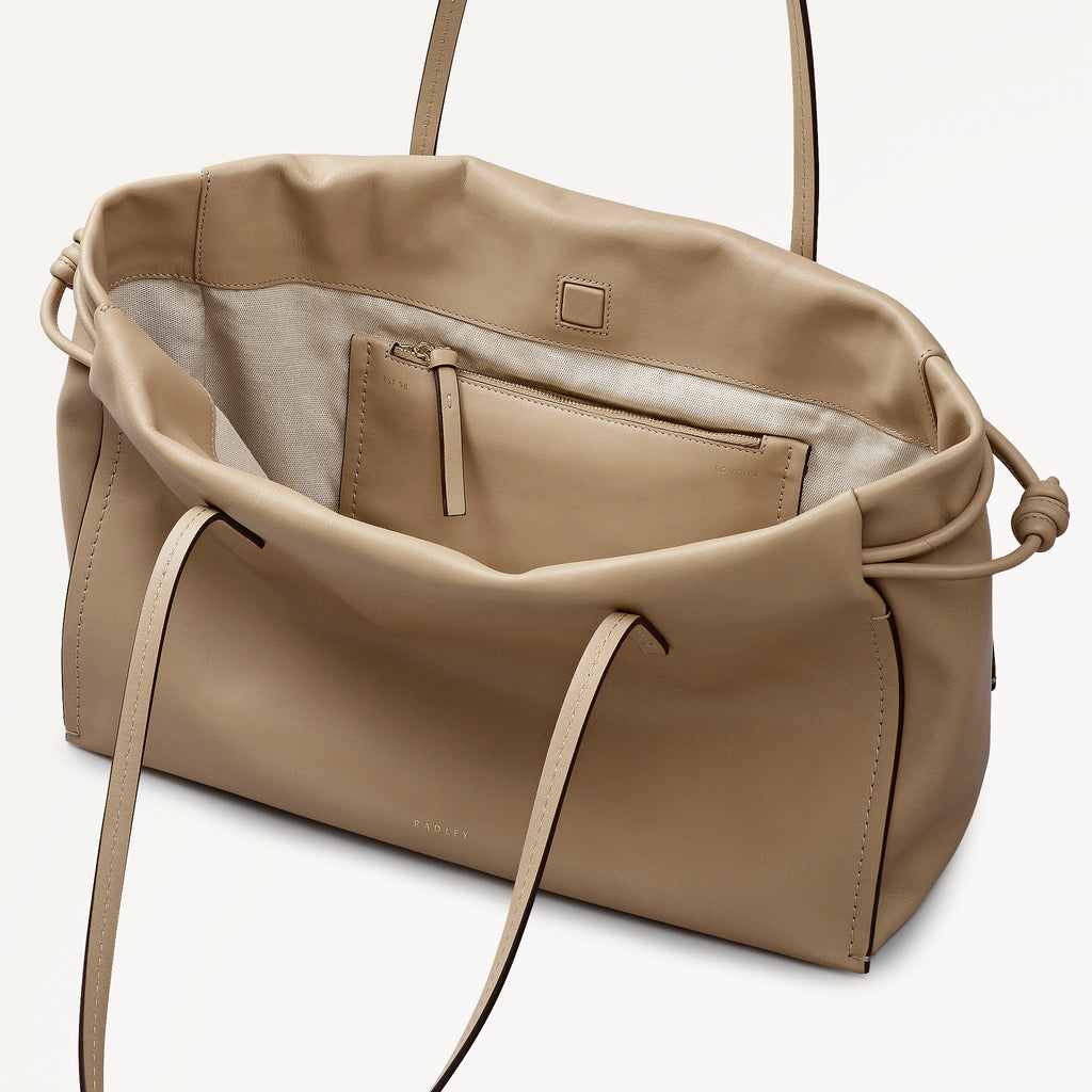 The Roxburgh Large Drawstring Shoulder Sahara - 113839