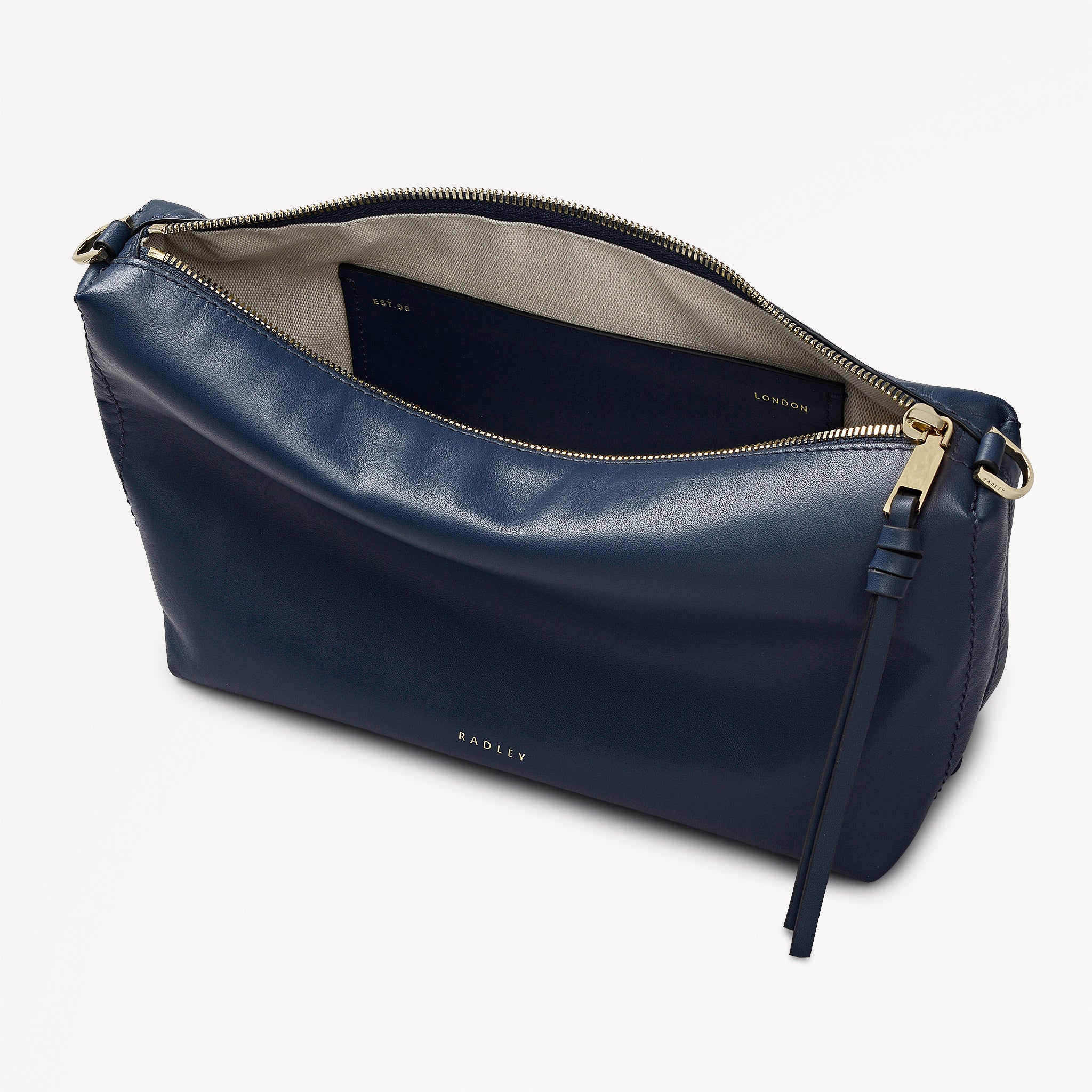 Eden Row Small Ziptop Cross Body Naval - 113865