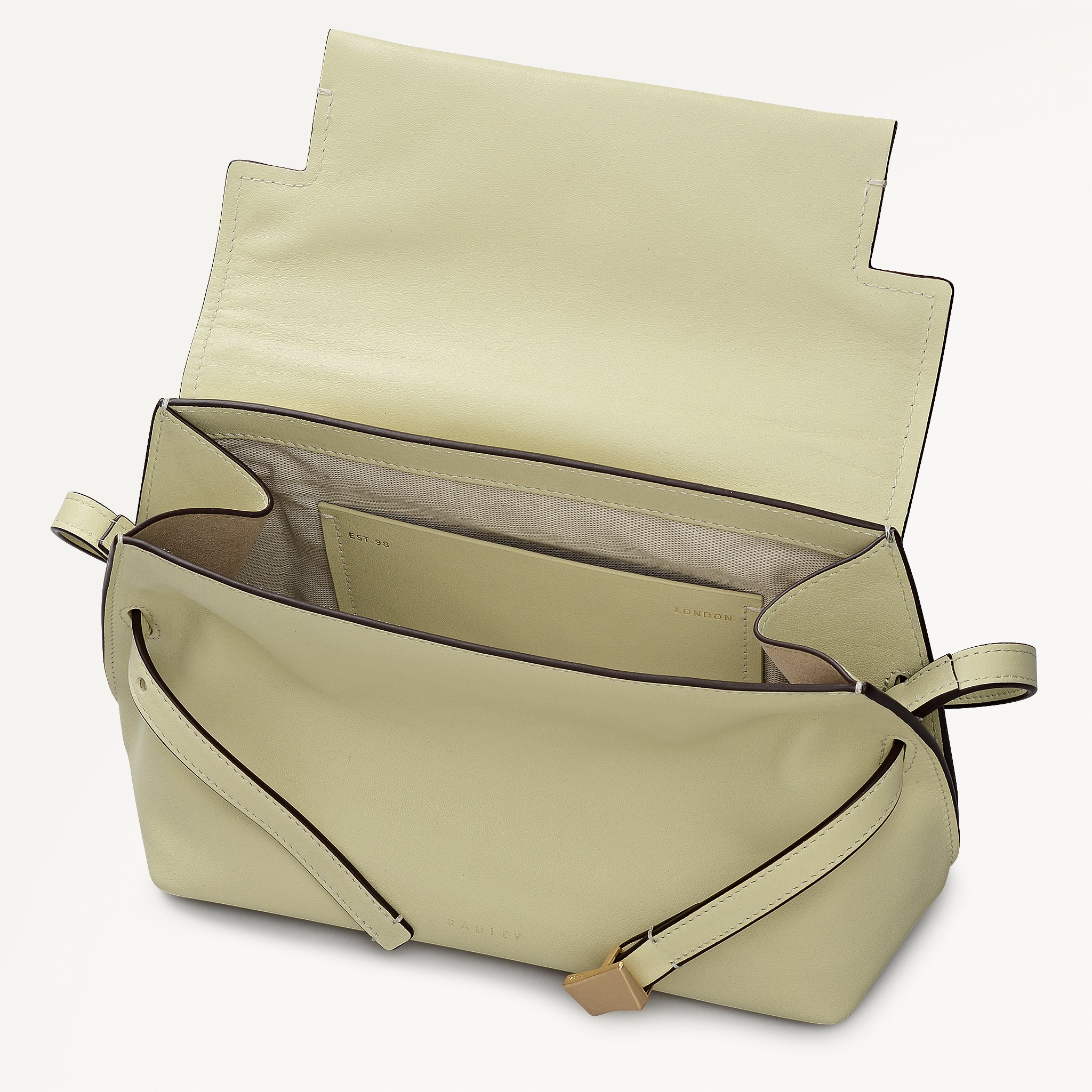 The Christina Small Flapover Cross Body Lemongrass - 113868